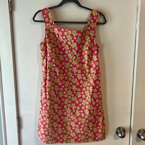 Vintage Lilly Pulitzer floral mini dress